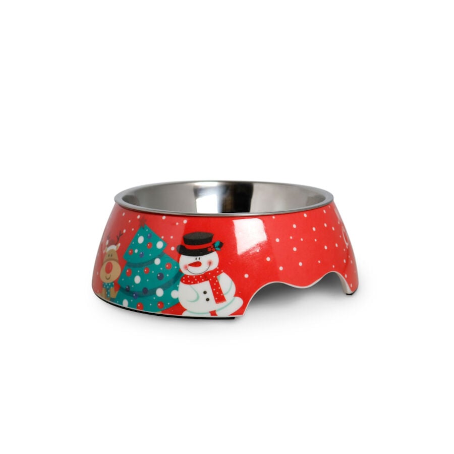 Wonder Christmas Santa Bowl comedero para perros y gatos, , large Imagen numero 1