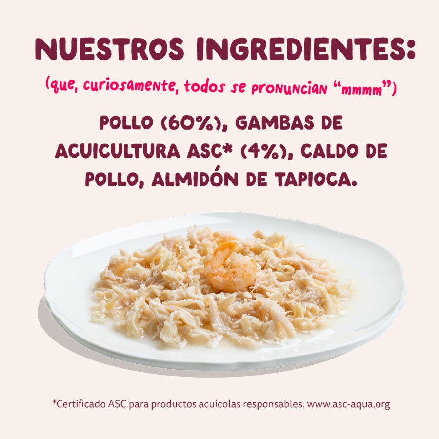 70 g Edgard & Cooper Filetes de Pollo y Gambas Lata para gatos, , large Imagen numero 6