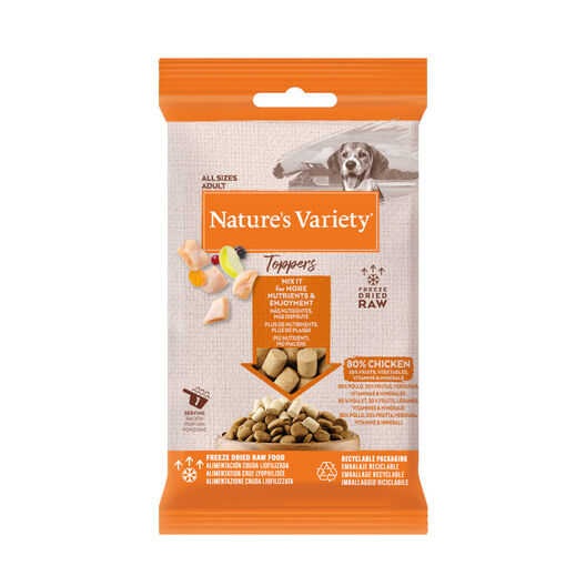 Nature's Variety Toppers Pollo Liofilizado para perros, , large image number null