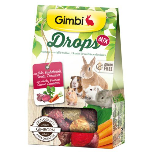 Gimbi Drops Mix snack para roedores Imagen numero 1