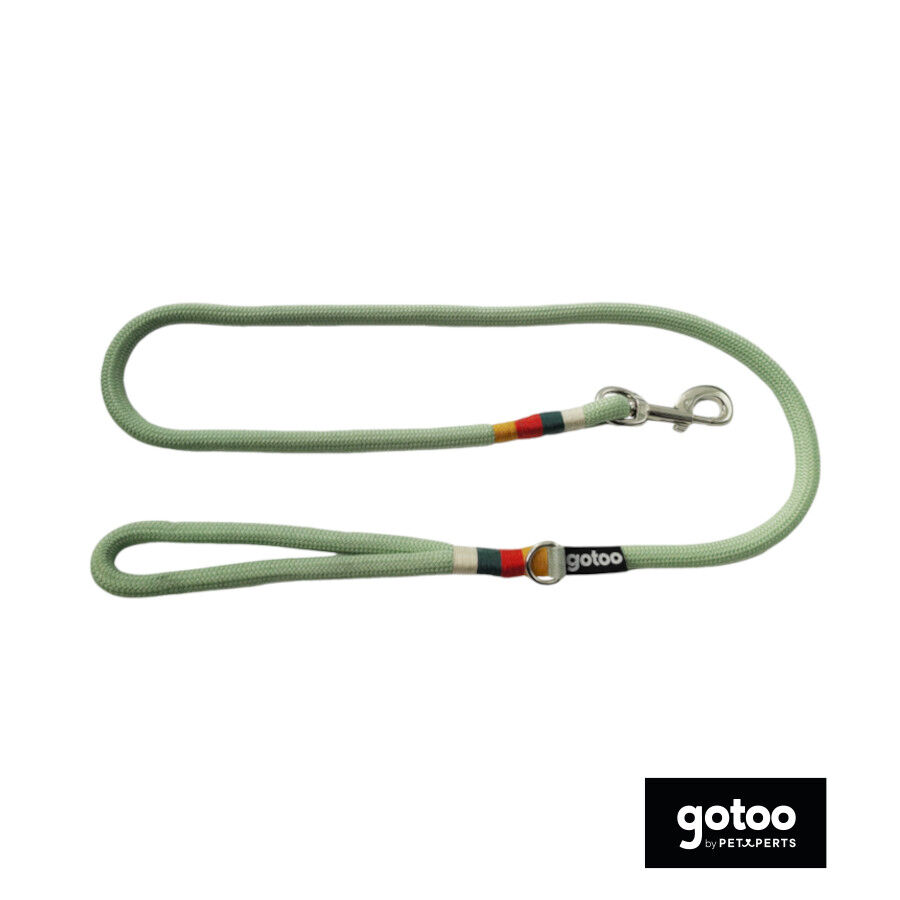 Gotoo Correa redonda verde para perros thumbnail