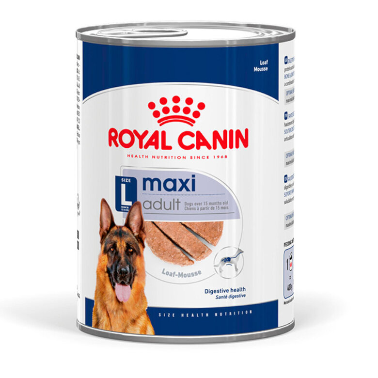 410 g Royal Canin Maxi Adult Paté lata para perros,  Imagen numero 1 410 g Royal Canin Maxi Adult Paté lata para perros, , large Imagen numero 1