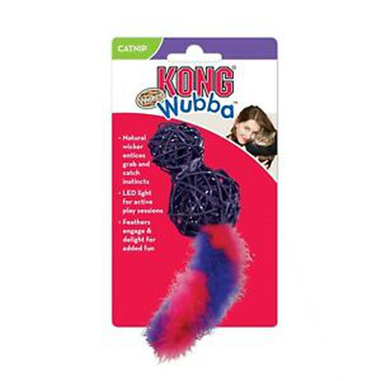 Kong Wubba Wicker juguete para gatos image number null