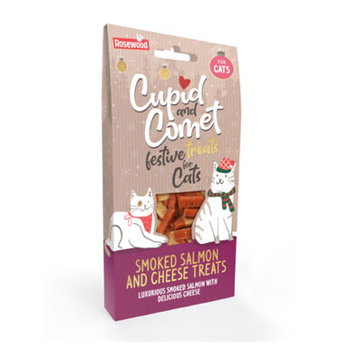 Rosewood Bocaditos Cupid & Comet de Salmón Ahumado con Queso para gatos
