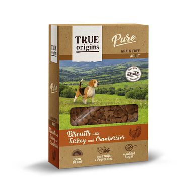 True Origins Pure Adult Cordero y Manzana Galletas para perros