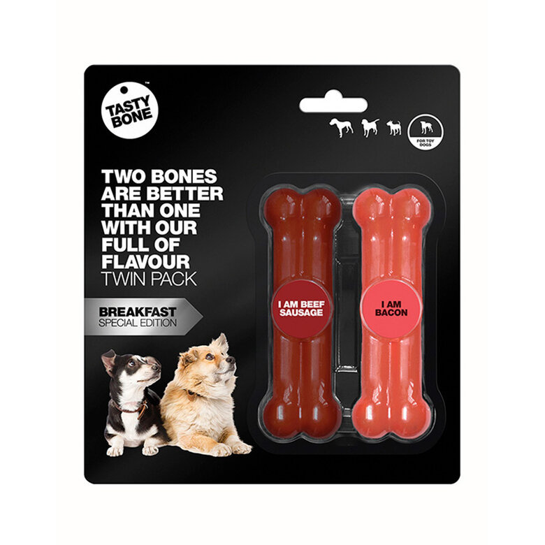 Tastybone Mordedor Salchicha y Bacon para perros de razas pequeñas ,  Imagen numero 1 Tastybone Mordedor Salchicha y Bacon para perros de razas pequeñas , , large Imagen numero 1