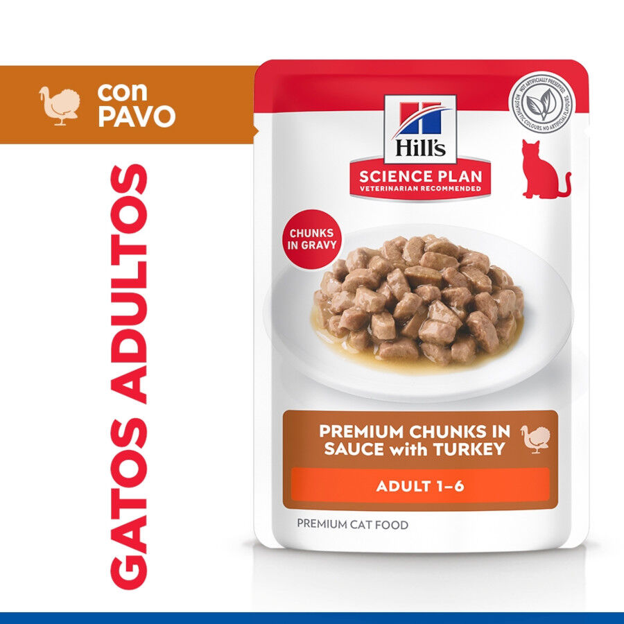 85 g Hill's Science Plan Adult Pavo sobre para gatos, , large Imagen numero 3