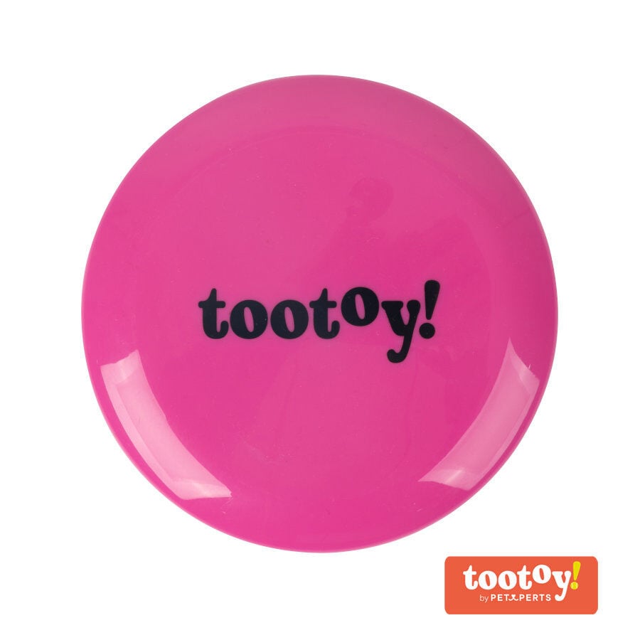 Tootoy! Flying disc Pink Frisbee Rosa para perros, , large Imagen numero 1