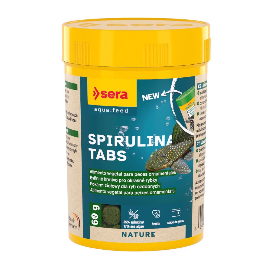 Sera Spirulina Tabs Nature alimento para peces Imagen numero 1