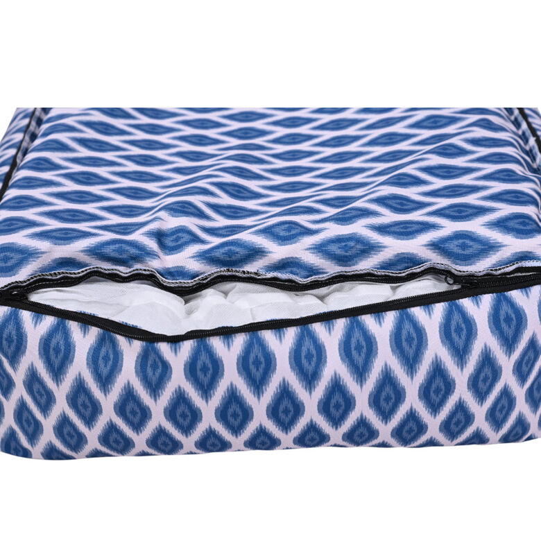 Leeby cama impermeable azul para perros thumbnail
