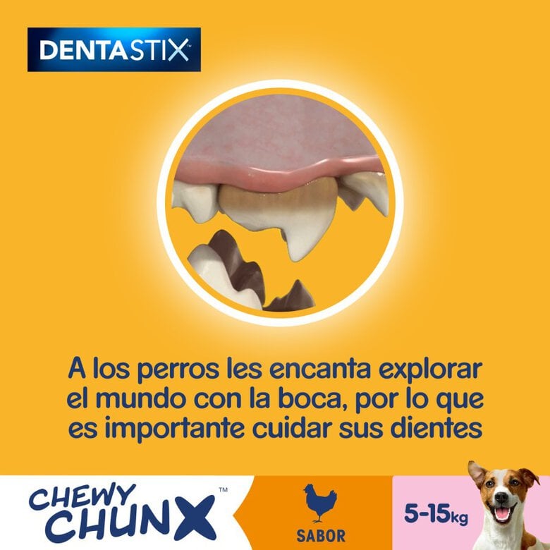 68 g Pedigree Dentastix Chewy Chunx Snacks Dentales Pollo para Perros Pequeños,  Imagen numero 6 68 g Pedigree Dentastix Chewy Chunx Snacks Dentales Pollo para Perros Pequeños, , large Imagen numero 6
