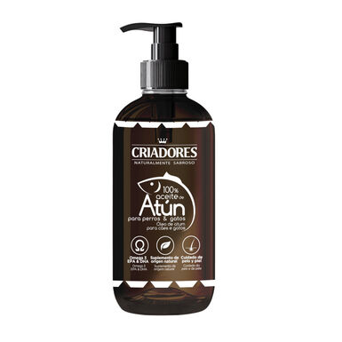 Criadores Aceite de Atún para perros y gatos