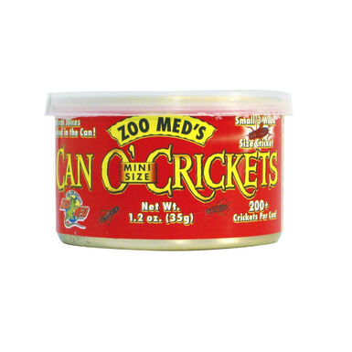 Zoo Med Can O’Crickets Mini Size Grillos cocinados para reptiles