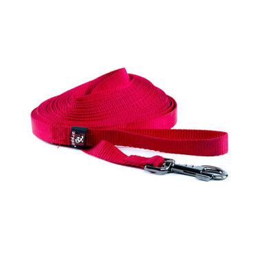 Arppe Correa Rastreo de nylon roja para perros