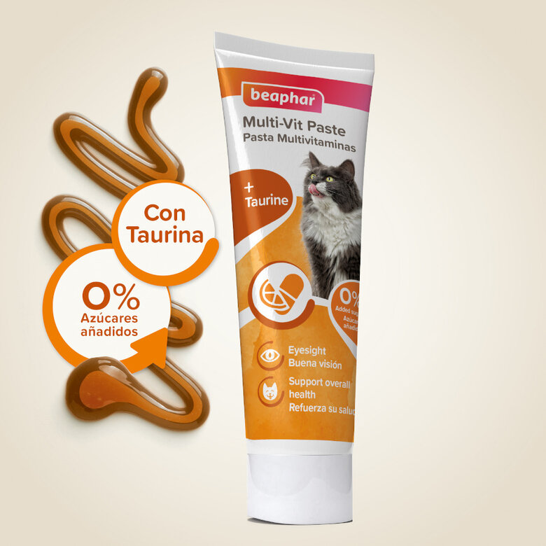 100 g Beaphar Multivitamínico en Pasta para gatos,  Imagen numero 3 100 g Beaphar Multivitamínico en Pasta para gatos, , large Imagen numero 3