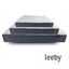 Leeby Colchón Ortopédico Viscoelástico Gris para perros, , large indicador imagen numero 2