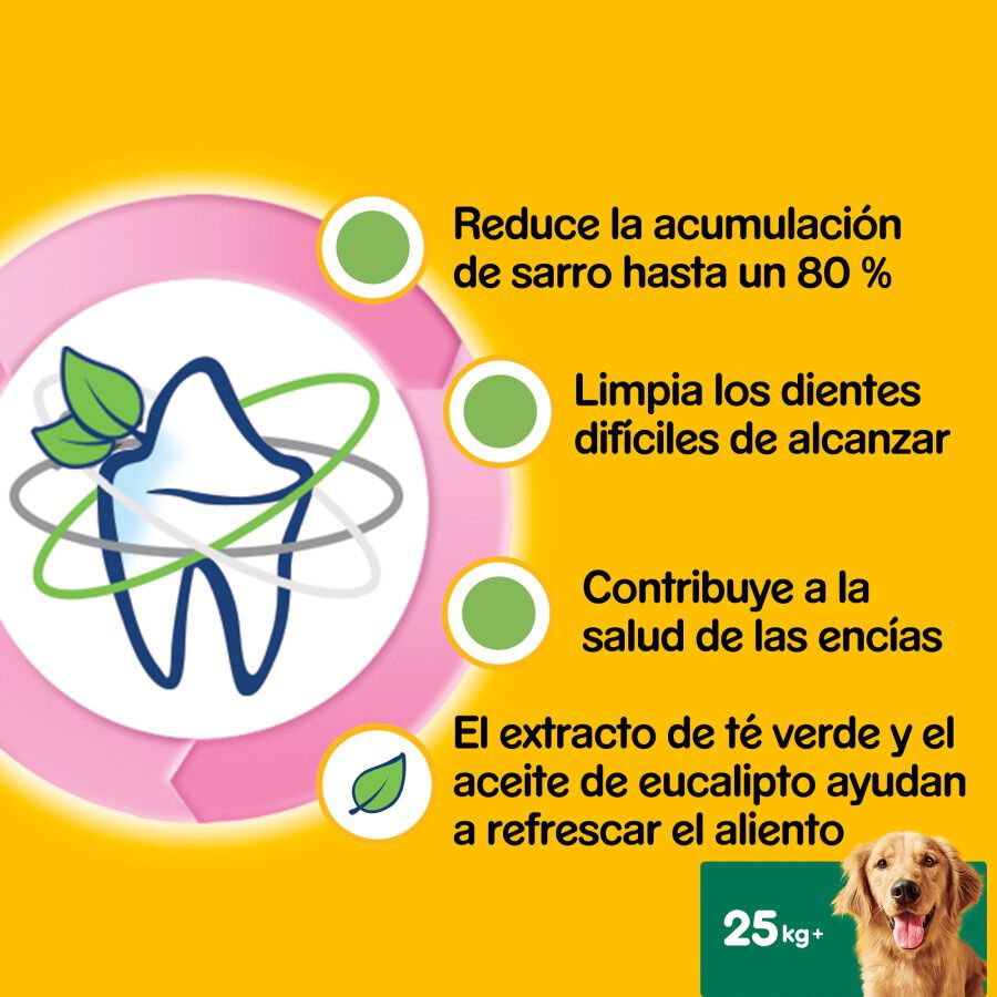 Pedigree Dentastix Fresh Snacks Dentales para Perros Grandes thumbnail