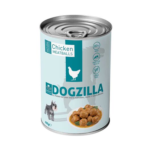 Dogzilla Albóndigas de Pollo con Brócoli y Cúrcuma lata para perros, , large image number null