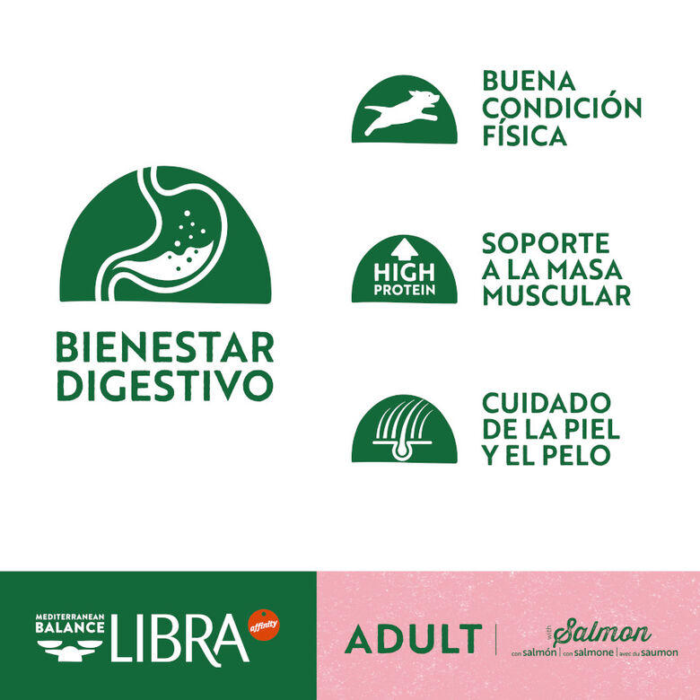 Libra Adult Salmón pienso para perros thumbnail