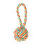 Tootoy! Pull Handle Rope Ball Multicolor pelota de cuerda con asa para perros, , large indicador imagen numero 1