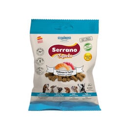 Mediterranean Natural Serrano Galletas Salmón y Atún para perros