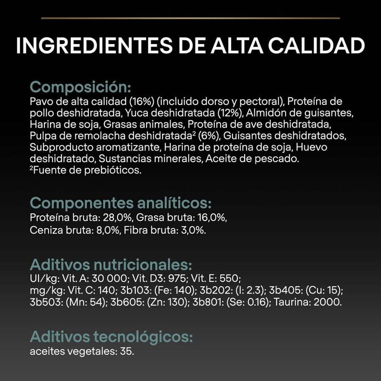 Pro Plan Adult Medium y Large Digestión Pavo pienso para perros thumbnail