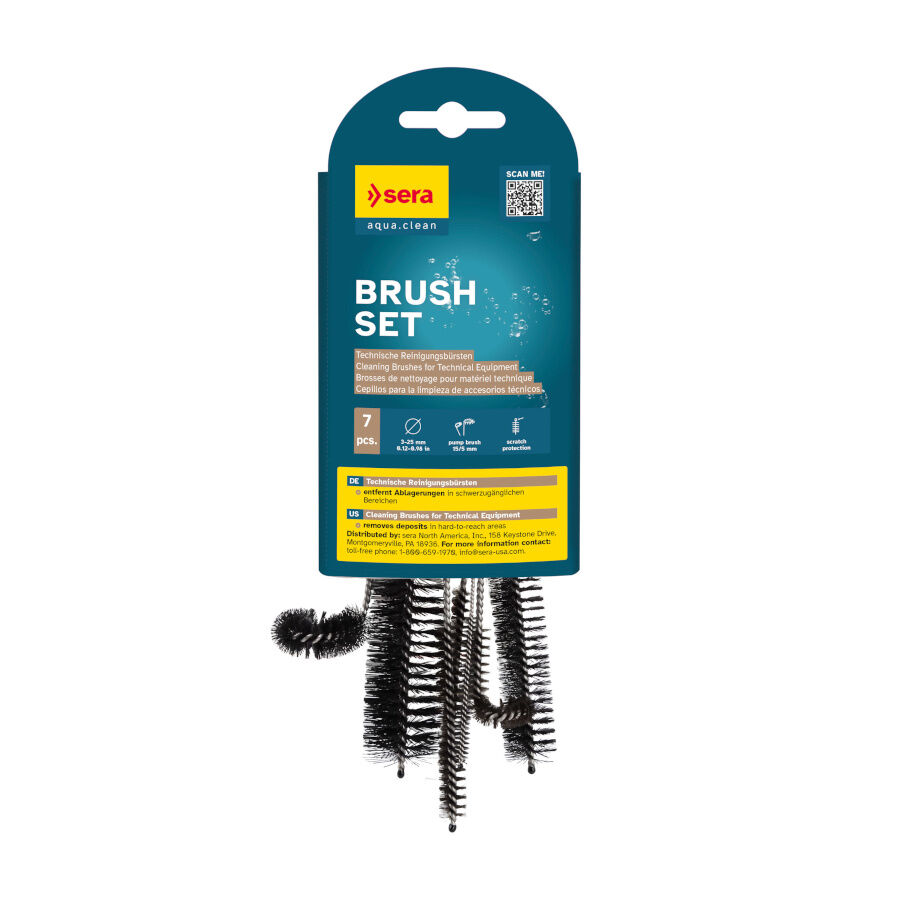 Sera Brush Set Cepillos de Limpieza para Accesorios de acuarios, , large Imagen numero 1