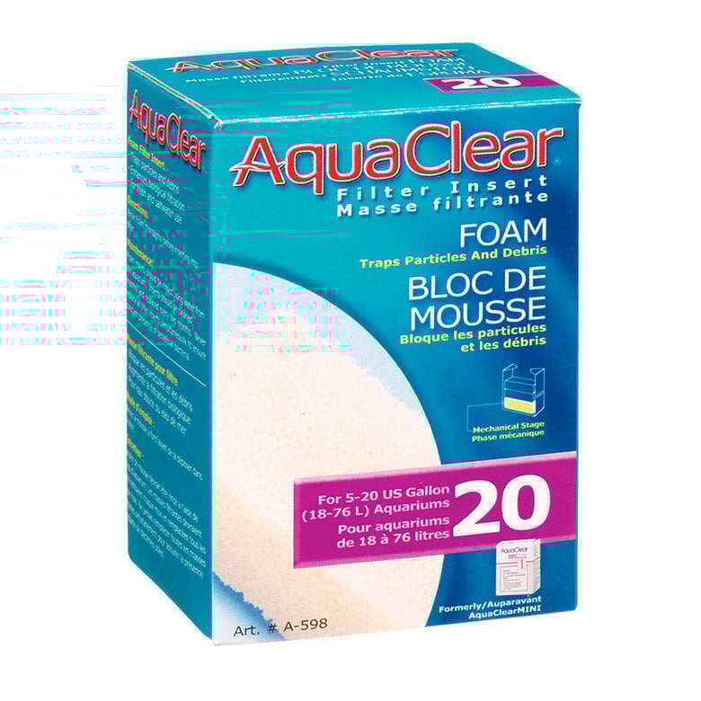 Fluval AquaClear Filtro de esponja Foamex para acuarios,  Imagen numero 1 Fluval AquaClear Filtro de esponja Foamex para acuarios, , large Imagen numero 1