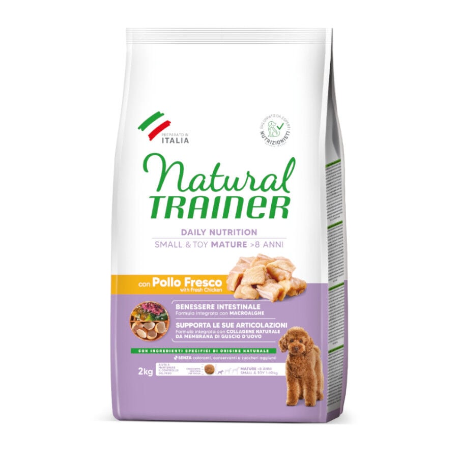 2 kg Natural Trainer Mature Small&Toy Pollo pienso para perros, , large Imagen numero 1