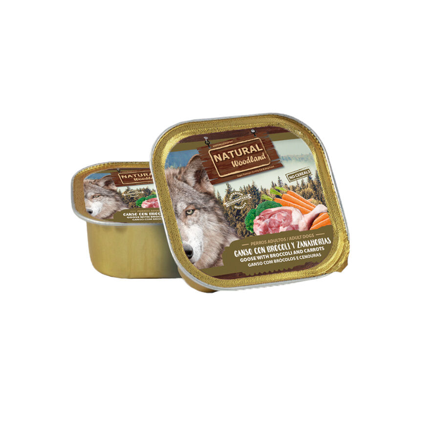 Natural Greatness Ganso con Brocoli y Zanahoria lata para perros