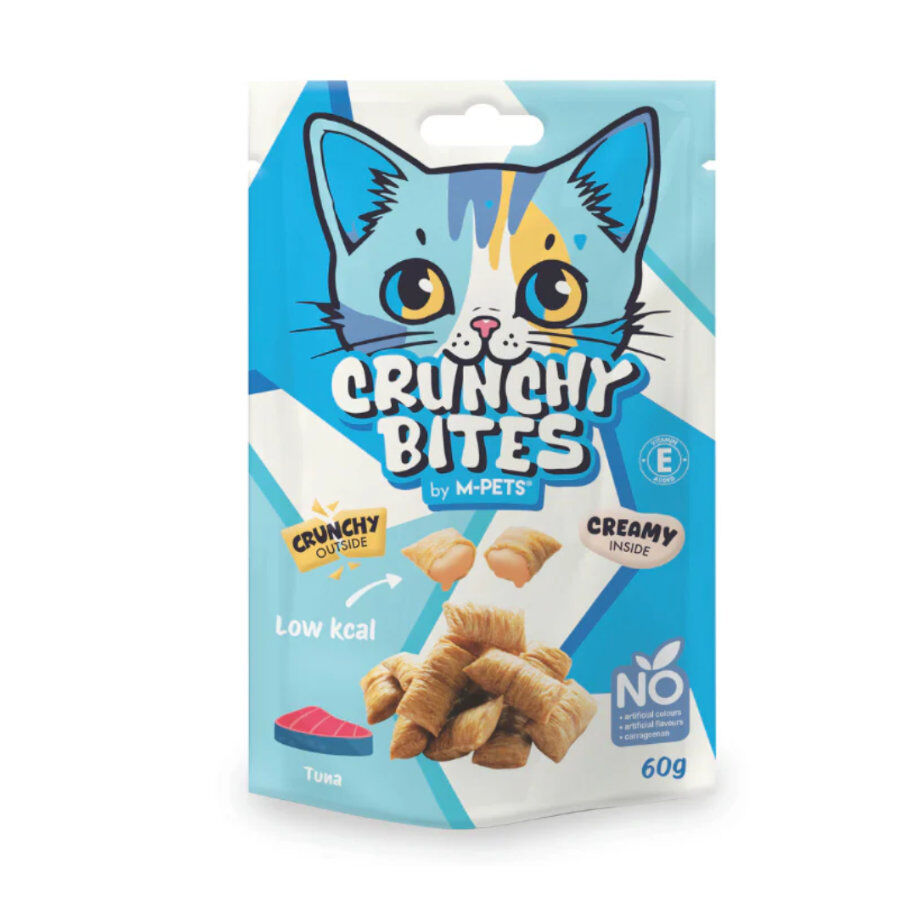 60 g M-Pets At&uacute;n snack crujiente para gatos, , large Imagen numero 1