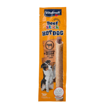 Vitakraft Beef Stick Hot Dog snack para perros