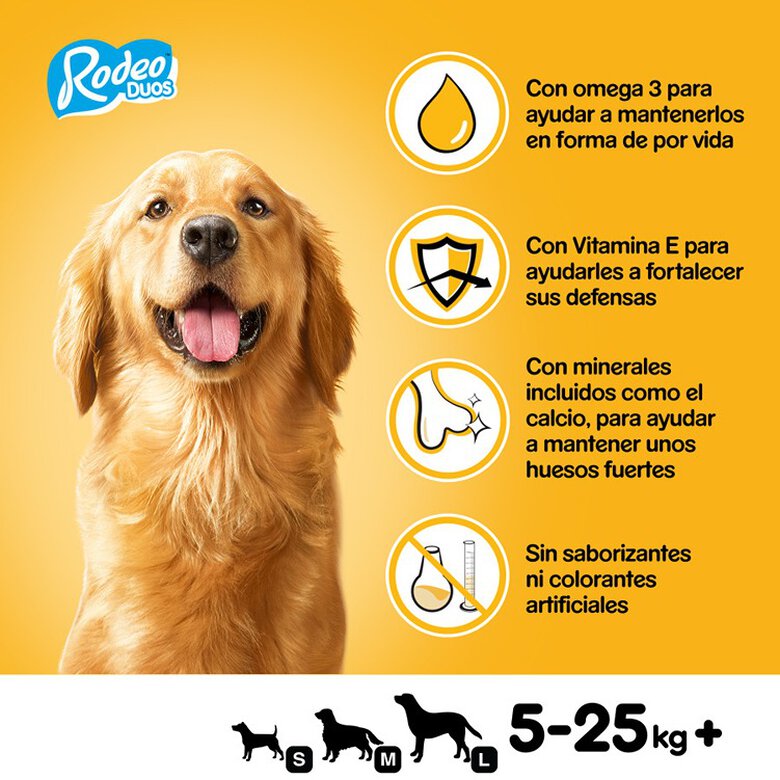 Pedigree Rodeo Duos Snack Queso y Buey para Perros, , large image number null