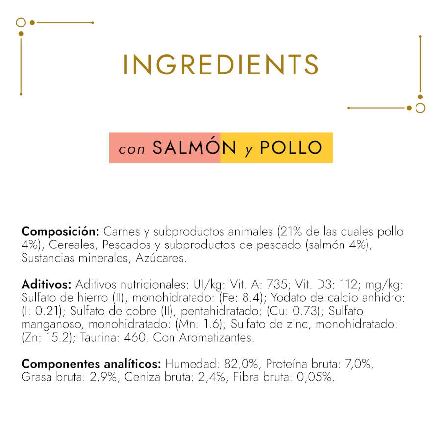 Gourmet Gold Bocaditos Salmón y Pollo para gatos thumbnail