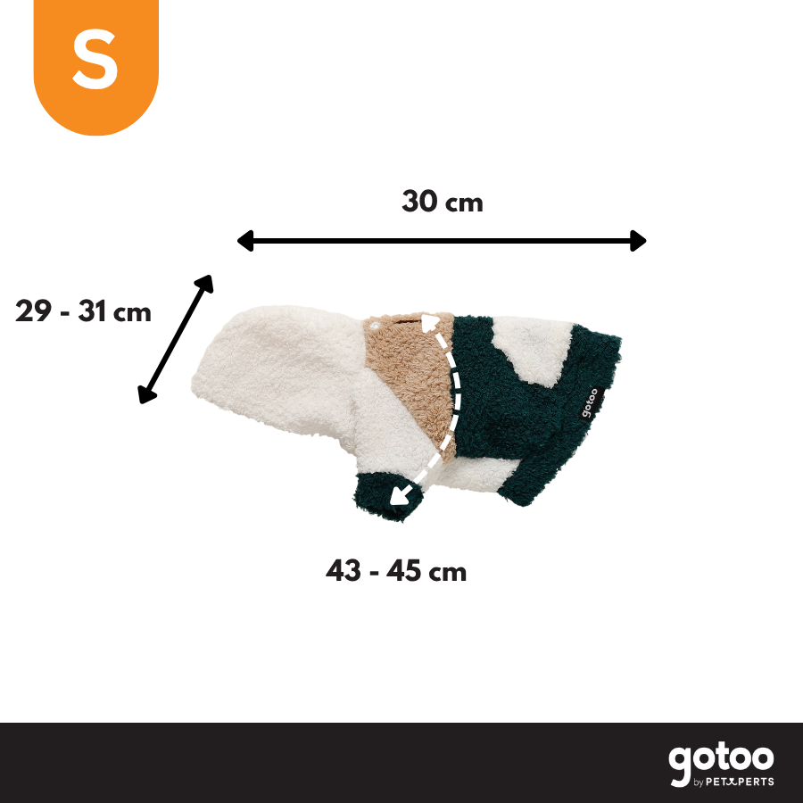 Gotoo Pijama Bloque Multicolor para perros, , large Imagen numero 4