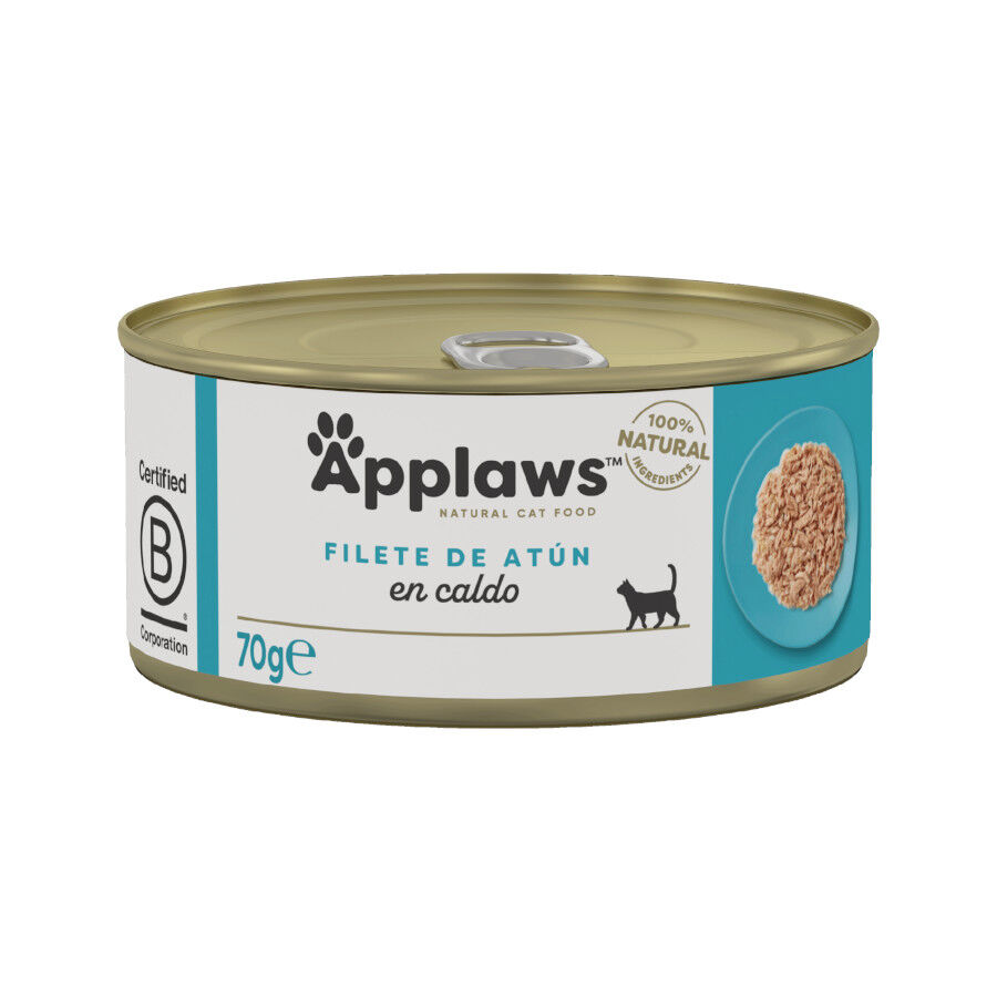 70 g Applaws Filete de At&uacute;n lata para gatos, , large Imagen numero 1