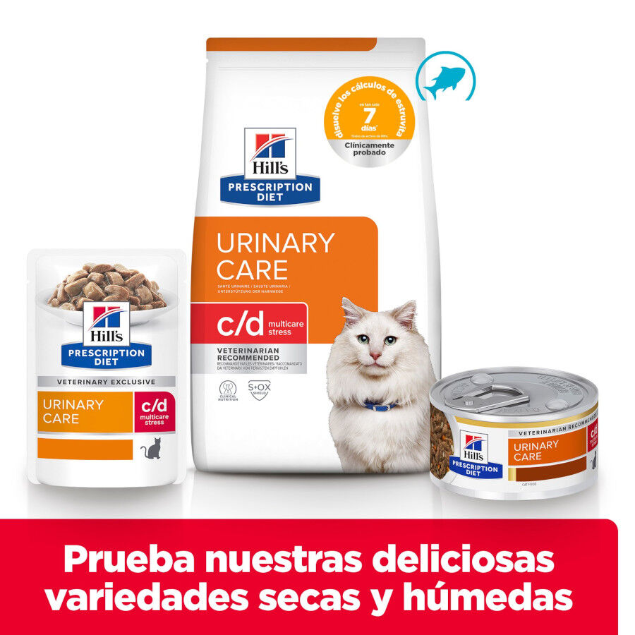 Hill&#039;s Prescription Diet Urinary Care c/d pescado azul pienso para gatos thumbnail