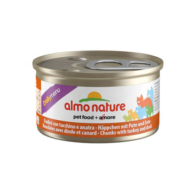 Almo Nature Daily Pato y Pavo lata para gatos , , large image number null