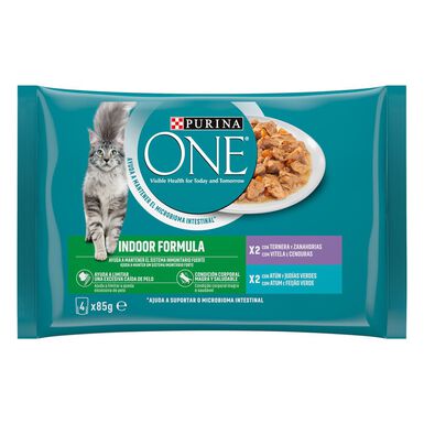 Purina One Indoor Formula Sobre en salsa para gatos