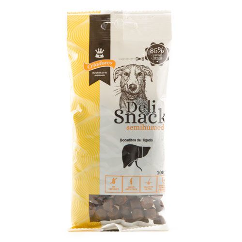 Criadores snack semih&uacute;medo de h&iacute;gado para perros Imagen numero 1