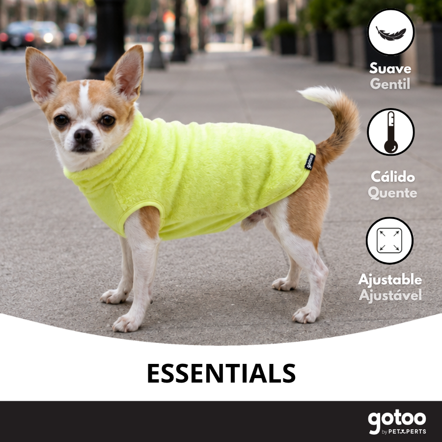 Gotoo Jersey Polar Verde Lima para perros, , large Imagen numero 6
