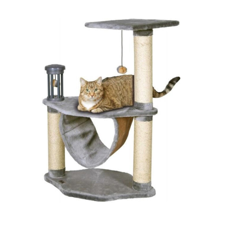 Flamingo Kairo Rascador de 3 alturas gris para gatos,  Imagen numero 1 Flamingo Kairo Rascador de 3 alturas gris para gatos, , large Imagen numero 1