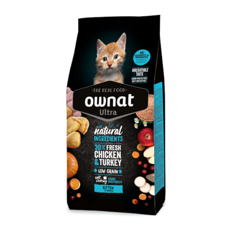 Ownat Ultra Kitten Pienso Pollo y Pavo para gatos,  Imagen numero 1 Ownat Ultra Kitten Pienso Pollo y Pavo para gatos, , large Imagen numero 1