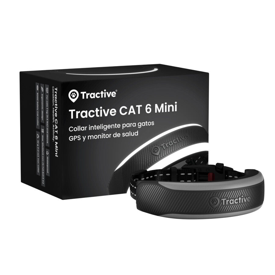 Tractive Cat 6 Mini Negro GPS para gatos, , large Imagen numero 1