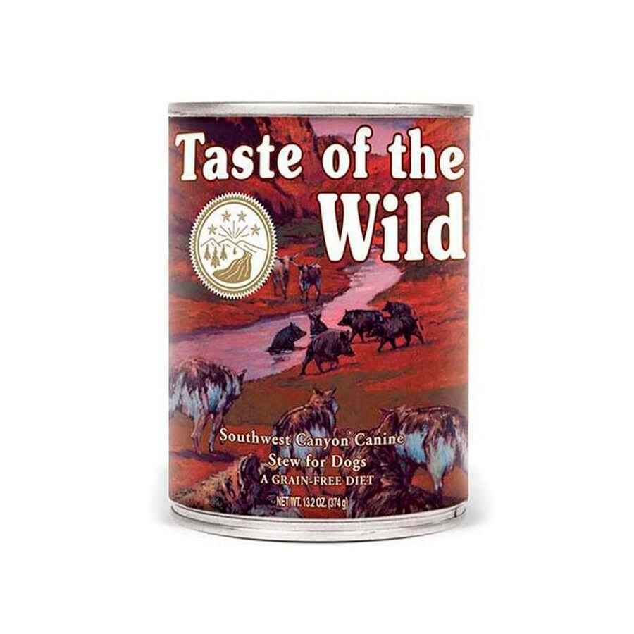 390 g Taste of the Wild Southwest Canyon buey con jabal&iacute; y cordero lata para perros, , large Imagen numero 1