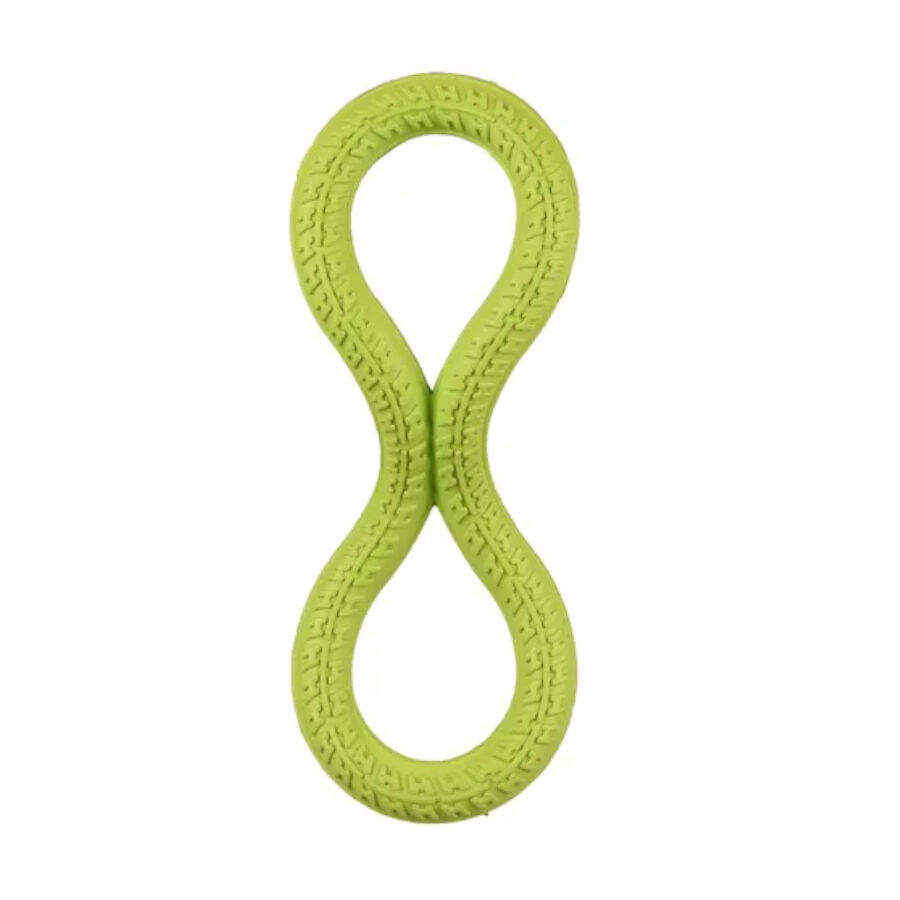 Flamingo Aiko Juguete de Goma Verde para perros