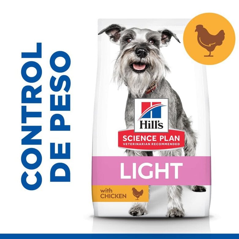 2.5 kg Hill's Science Plan Light Mature Adult small y mini pollo pienso para perros,  Imagen numero 2 2.5 kg Hill's Science Plan Light Mature Adult small y mini pollo pienso para perros, , large Imagen numero 2