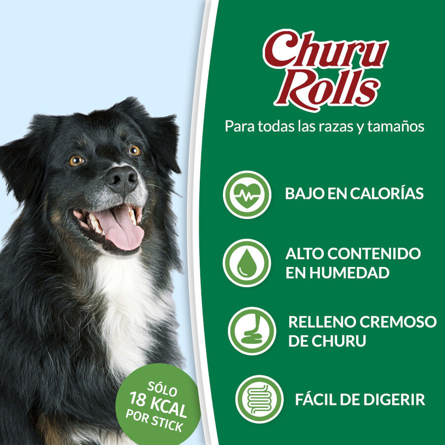 8 sobres x 12 g Churu Bocaditos Bites de Pollo con At&uacute;n para perros, , large Imagen numero 3