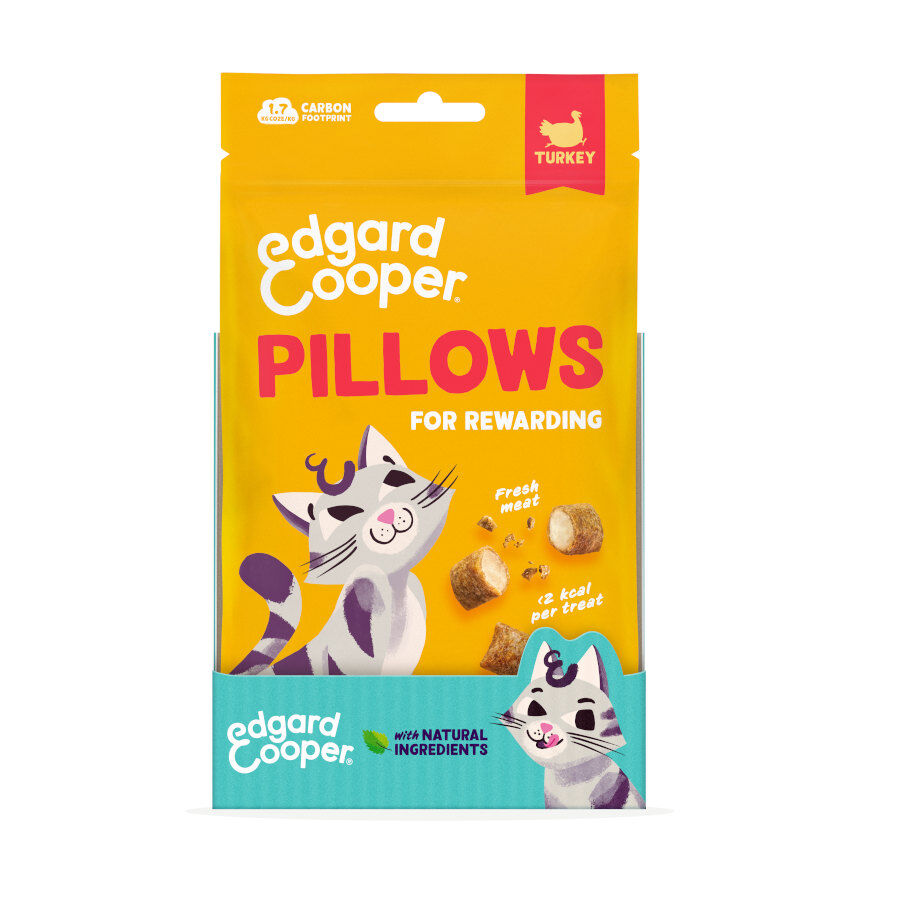 Edgard &amp; Cooper Bocaditos Pillows Pavo para gatos thumbnail