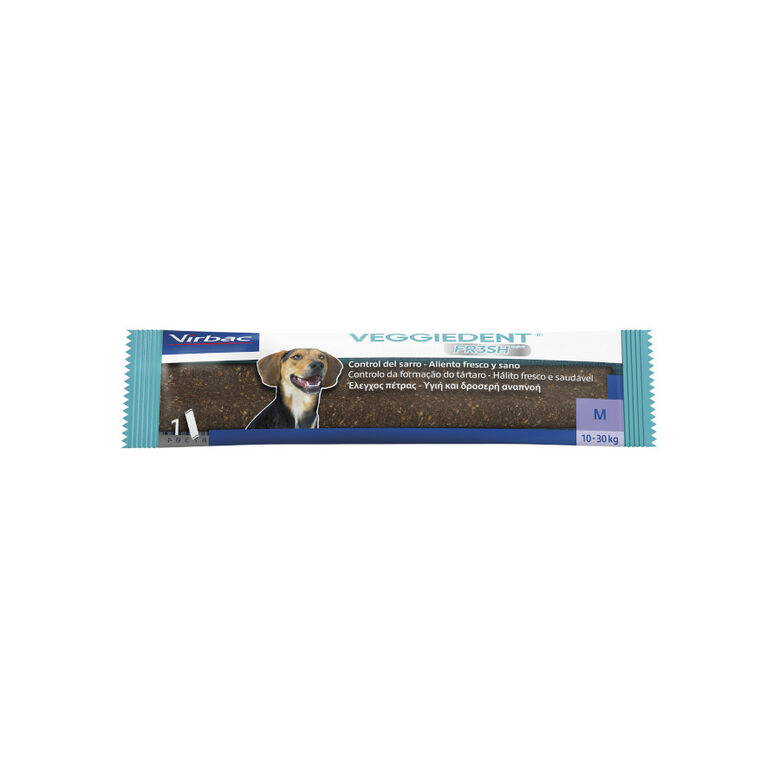 Virbac Snacks Dentales Veggiedent Fresh para perros de raza mediana thumbnail